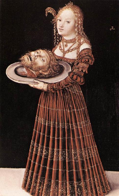 CRANACH, Lucas the Elder Salome with the Head of St John the Baptist dfgj France oil painting art